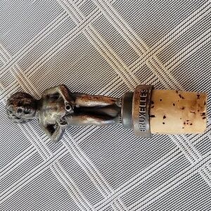 Vintage Mannekan Pis Bruxelles Figure  Bottle Stopper